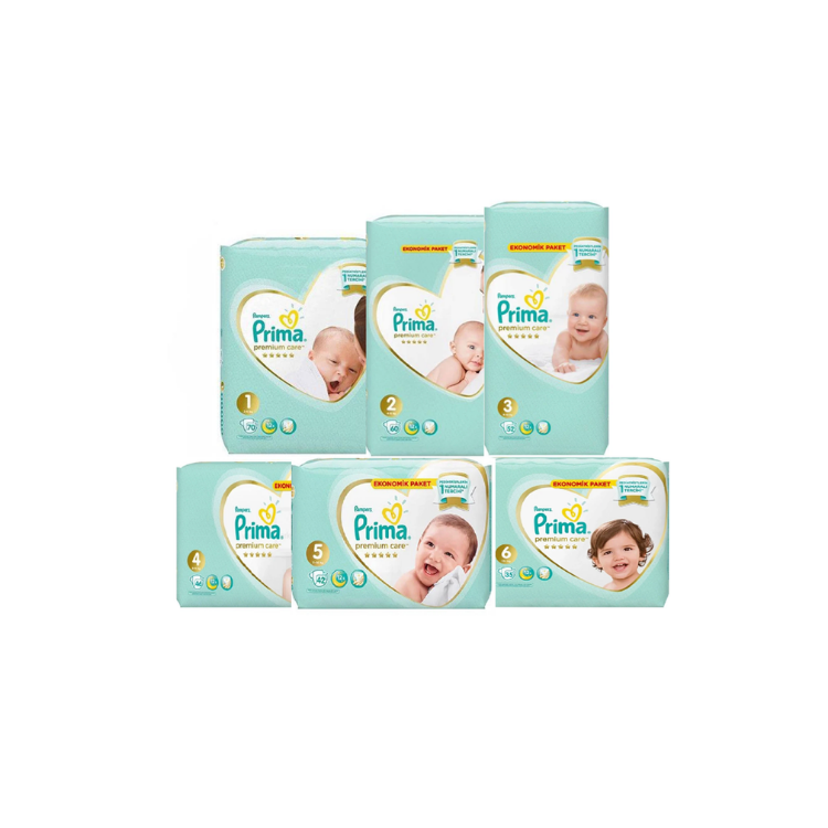 پوشک بچه پریما پمپرز ضد حساسیت لهستانی (پریما سفید)
