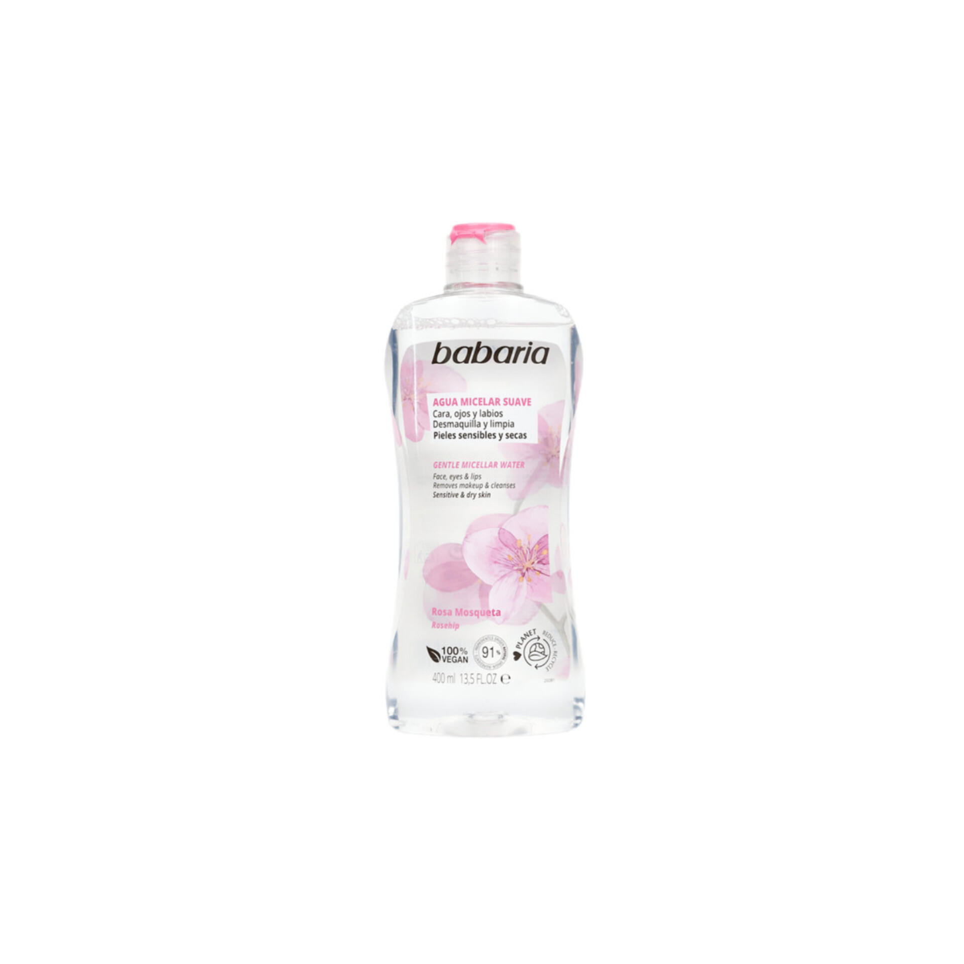 میسلار واتر گل رز حجم ۴۰۰ میل اورجینال | پاک‌کننده آرایش ملایم و تسکین‌دهنده پوست