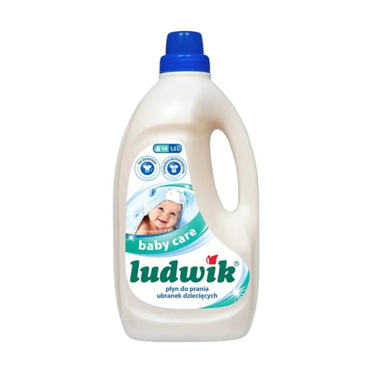مایع لباس کودک لودویک Ludwik ضد حساسیت حجم ۱۵۰۰ میل
