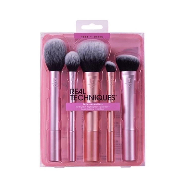 ست براش آرایشی ریل تکنیک مدل Au Naturale مجموعه ۵ عددی (واردات قانونی ارسال از منطقه آزاد ارس) | مناسب آرایش طبیعی و ملایم