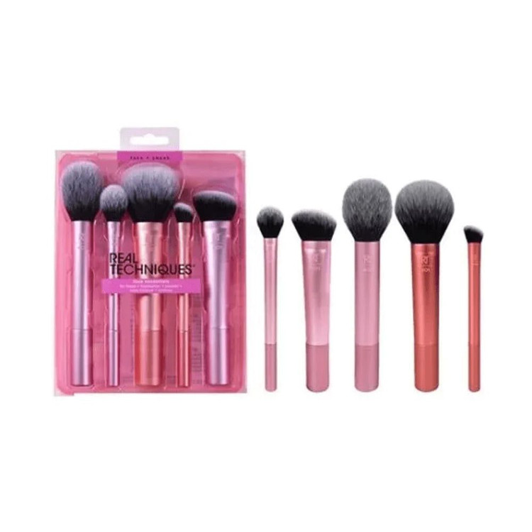 ست براش آرایشی ریل تکنیک مدل Au Naturale مجموعه ۵ عددی (واردات قانونی ارسال از منطقه آزاد ارس) | مناسب آرایش طبیعی و ملایم