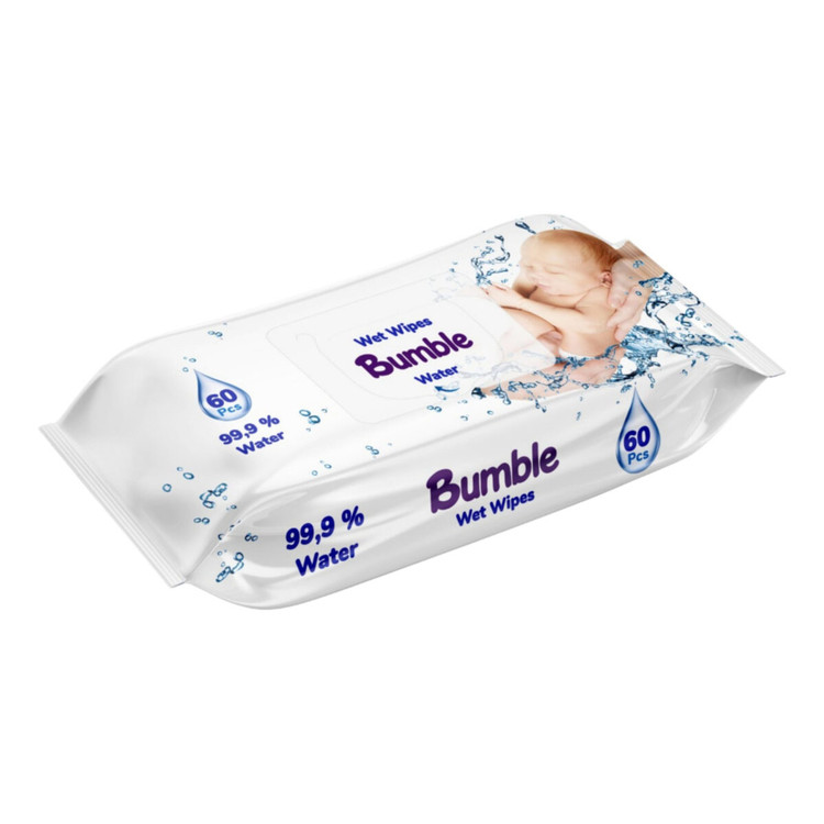 دستمال مرطوب کودک بسته ۶۰ عددی (واردات قانونی ارسال از منطقه آزاد ارس)