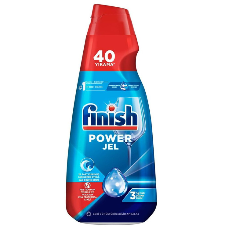 ژل ماشین ظرفشویی فینیش مدل Power Gel مناسب 40 بار شستشو حجم 1000 میل | موجود در دو رایحه مختلف
