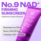 ضد آفتاب ضد چروک و لیفتینگ بایو نامبوزین Numbuzin NAD+Peptides Dewy Sun Essence شماره 9 حجم 50 میل