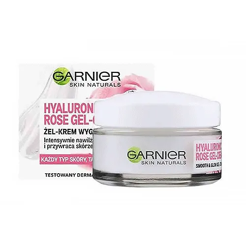 ژل کرم آبرسان گل رز گارنیر Garnier انواع پوست حجم 50 میل