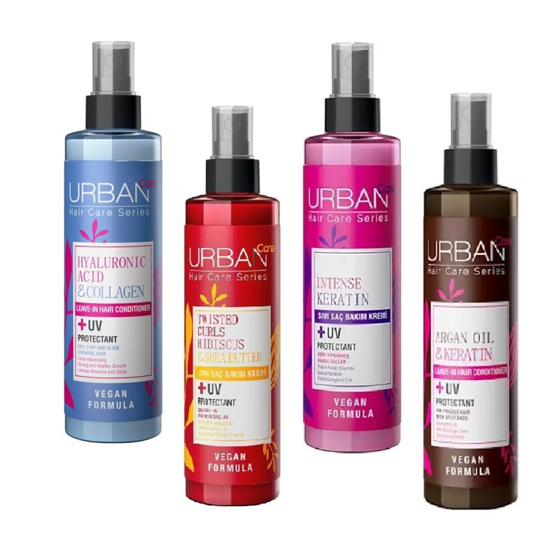 اسپری دوفاز مو اوربان کر مدل Hair Care Series حجم ۲۰۰ میل | ترمیم، آبرسان و محافظت از مو با فیلتر UV – وگان، فاقد سولفات و پارابن