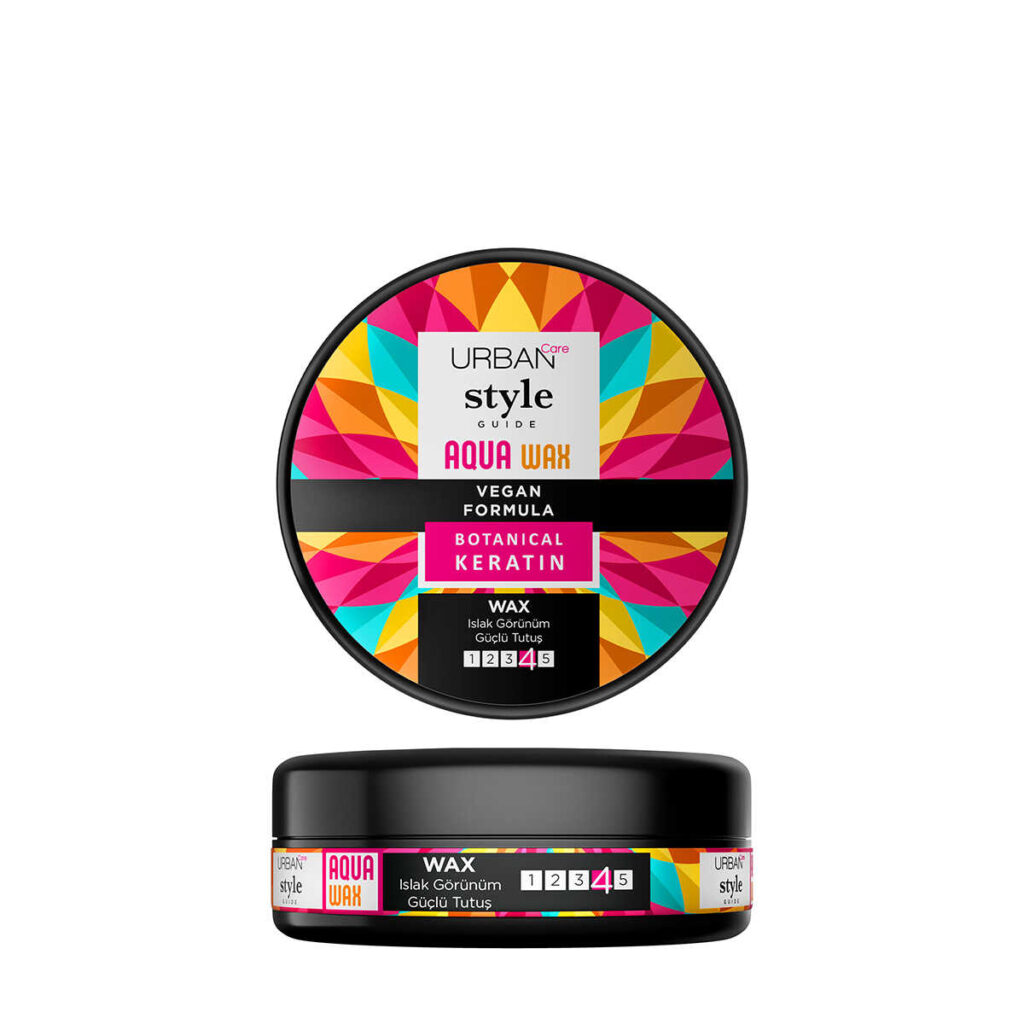 واکس حالت‌دهنده مو اوربان کر Aqua Wax حجم ۱۰۰ میل اورجینال Urban Care Style Guide Aqua Wax 100ml | حالت‌دهنده قوی با کراتین گیاهی، وگان و فاقد پارابن و سیلیکون