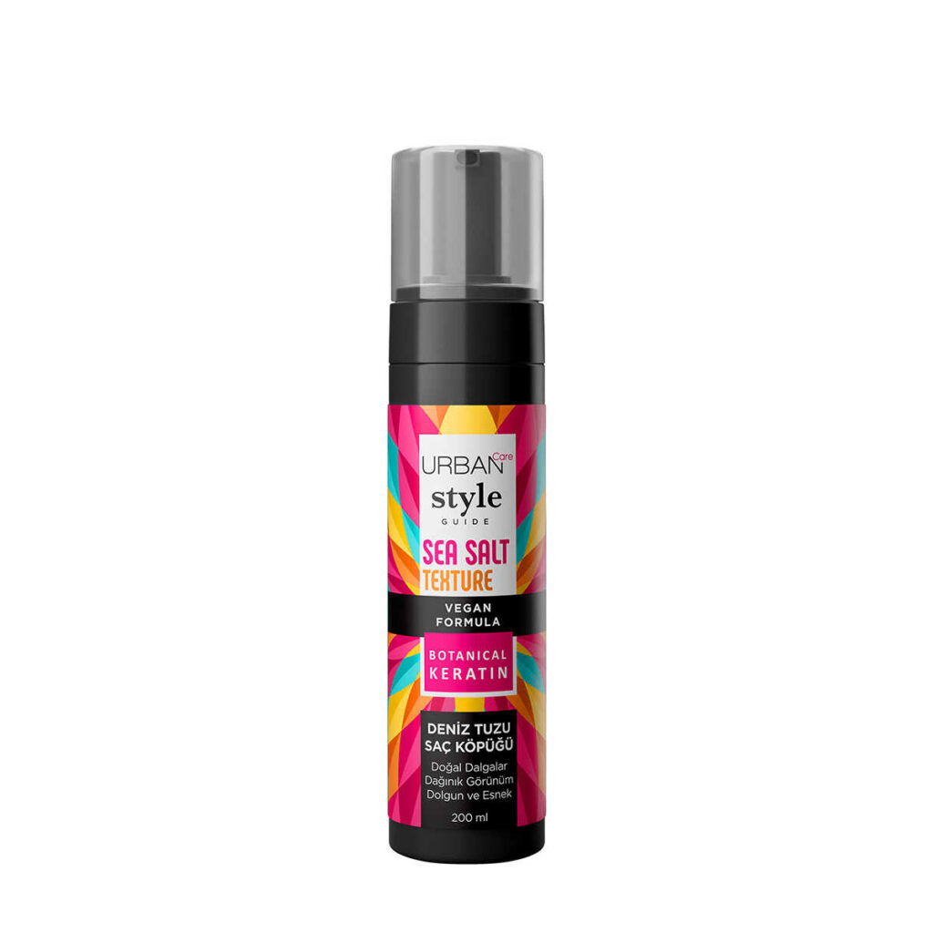 موس مو اوربان کر نمک دریایی حجم ۲۰۰ میل اورجینال Urban Care Style Guide Sea Salt Texture Mousse 200ml | حالت‌دهنده و حجم‌دهنده مو با افکت ساحلی، بافت سبک و بدون سولفات
