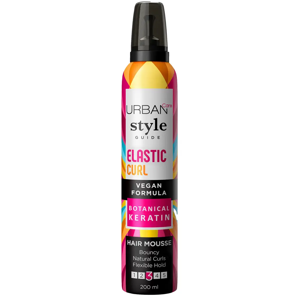 موس حالت‌دهنده فر اوربان کر Elastic Curl حجم 200 میل – Urban Care Style Guide Elastic Curl Hair Mousse